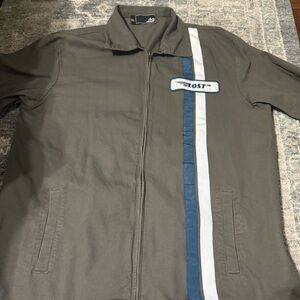 NWOT Lost Enterprises Embroidered Pit Crew Service Jacket